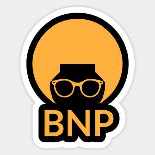 Yellow BNP Logo Sticker